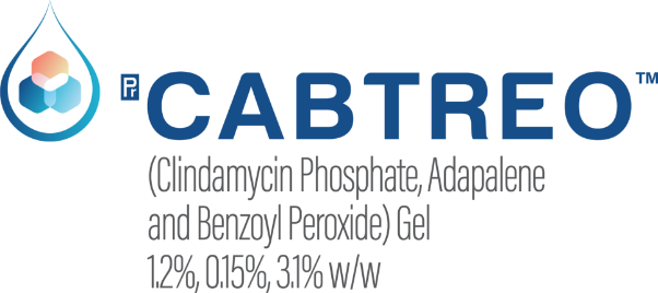 PrCABTREO™ (clindamycin phosphate, adapalene and benzoyl peroxide) gel 1.2%, 0.15%, 3.1% w/w